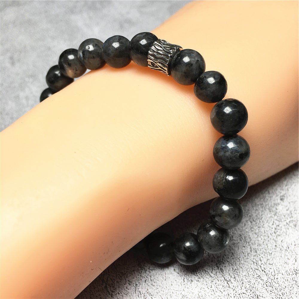 Labradorite Gemstone Beaded Adjustable Handmade Bracelet