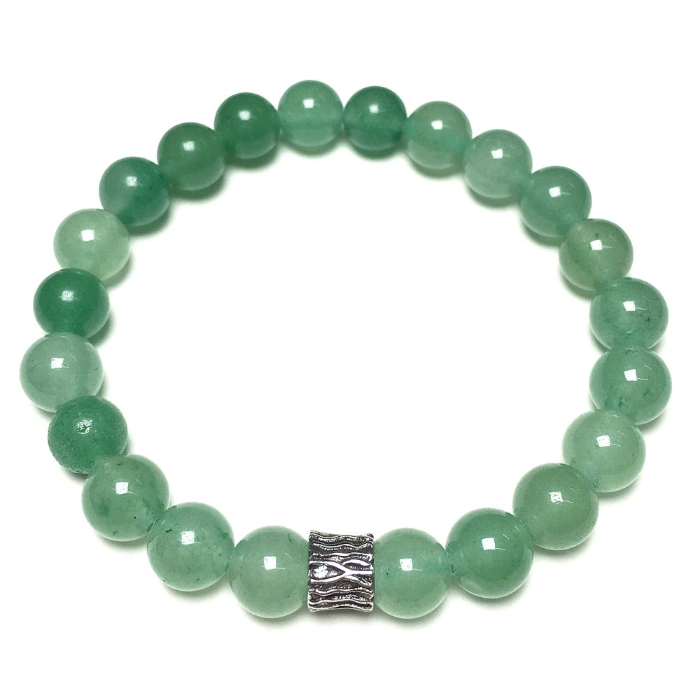 Green Adventurine Gemstone Beaded Adjustable Handmade Bracelet