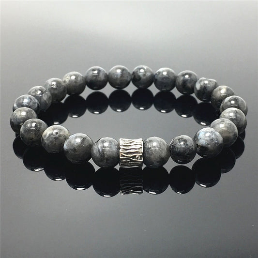 Labradorite Gemstone Beaded Adjustable Handmade Bracelet