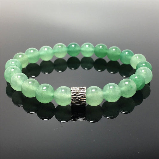Green Adventurine Gemstone Beaded Adjustable Handmade Bracelet