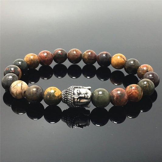 Picasso Beaded Bracelets for Men Women Power Gemstone Unisex Adjustable Bracelets