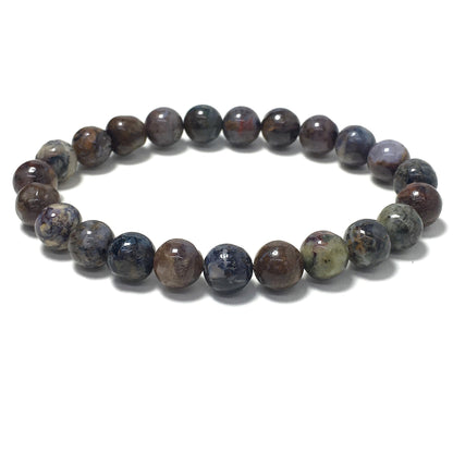 Pietersite Natural Gemstone Crystal Healing stretch Beads Bracelet