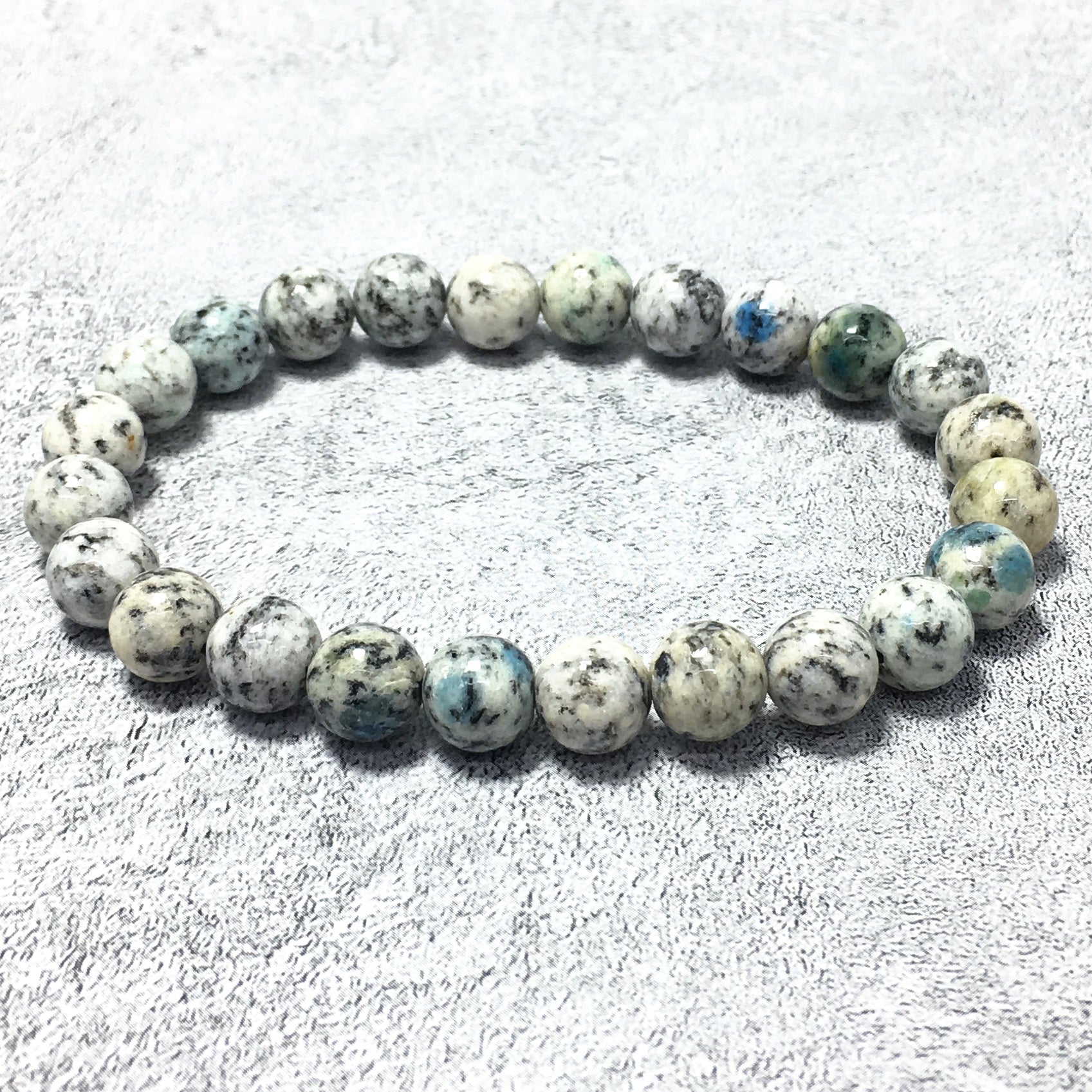 K2 Gemstone Crystal Healing Stretch Beads Bracelet