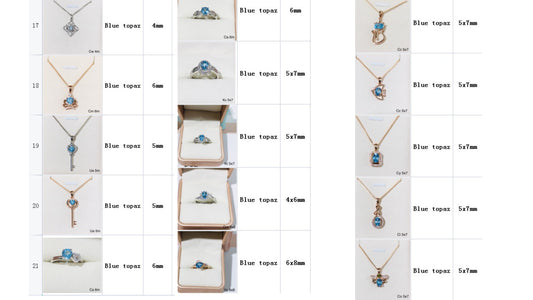 Fabrice-Gemstone necklace & ring Jewelry