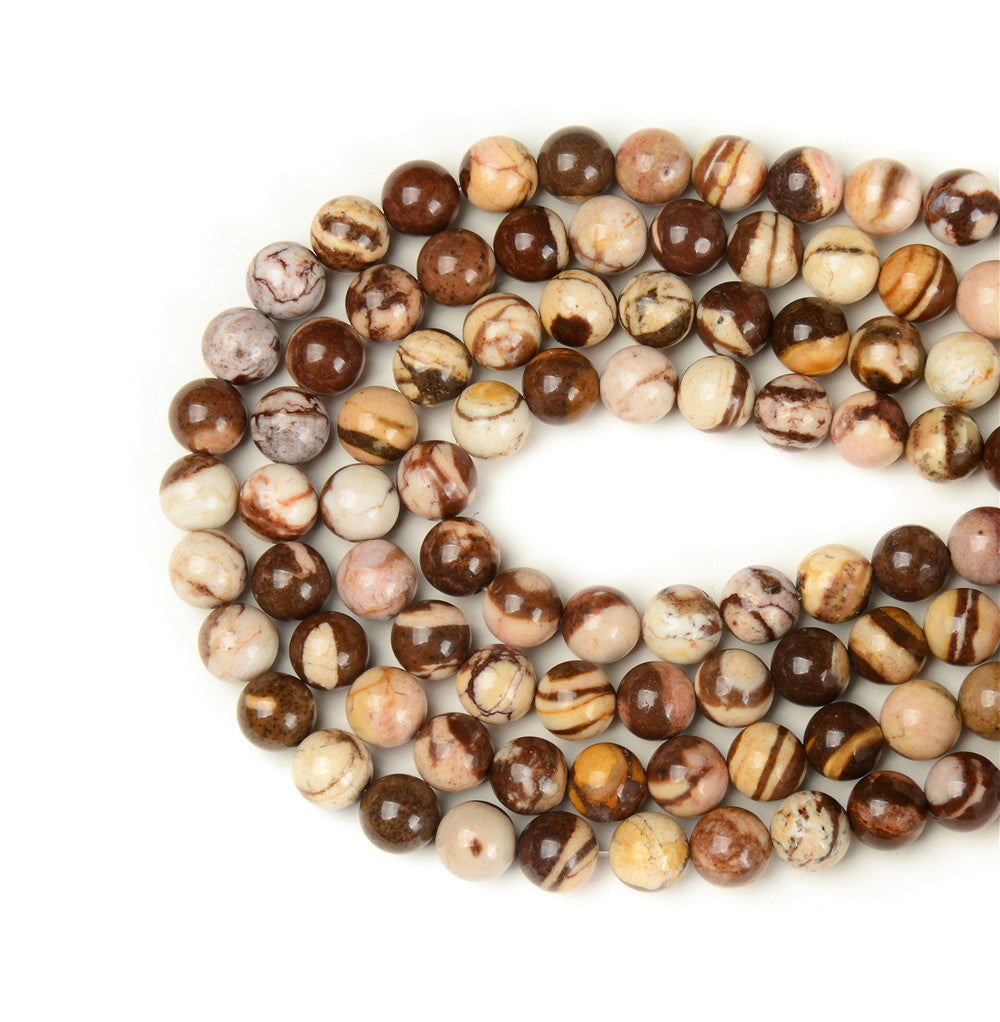 Natural 4mm Long strand loose beads