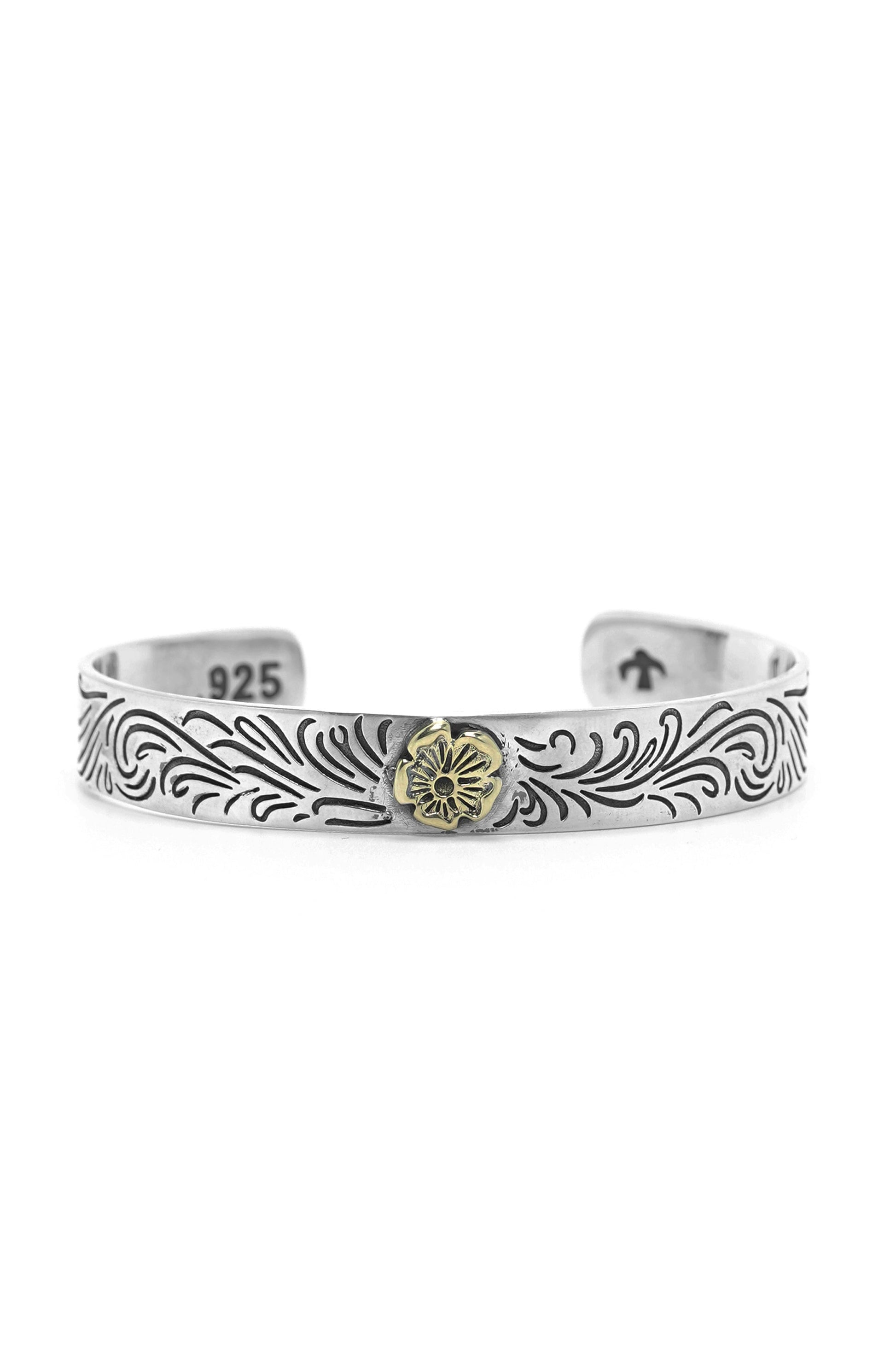 Retro 925 Sterling Silver Goro's Pattern Bracelet