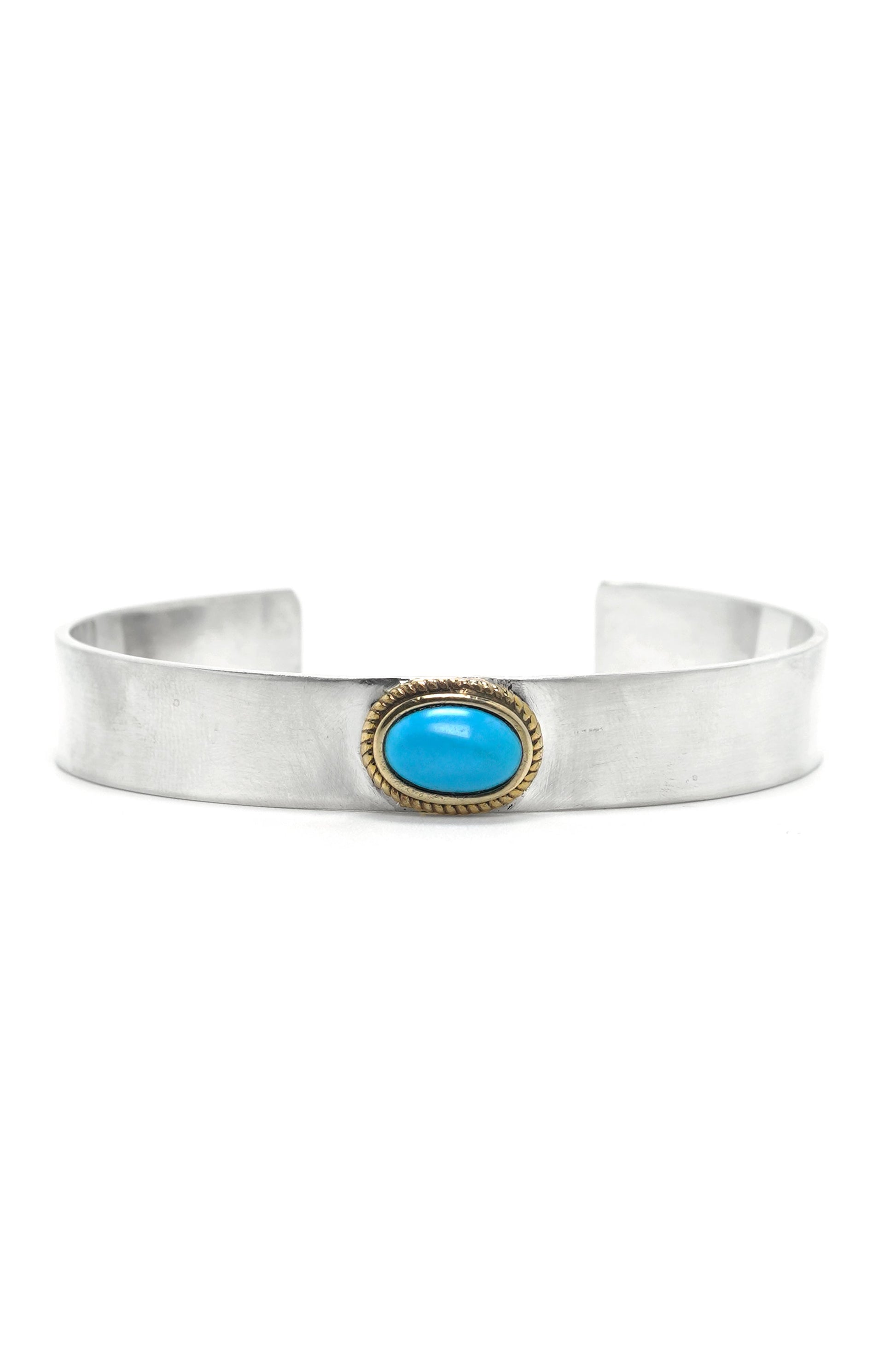 Takahashi Goro Turquoise Bracelet 925 Sterling Silver