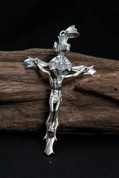Jesus Cross 925 Silver Pendant