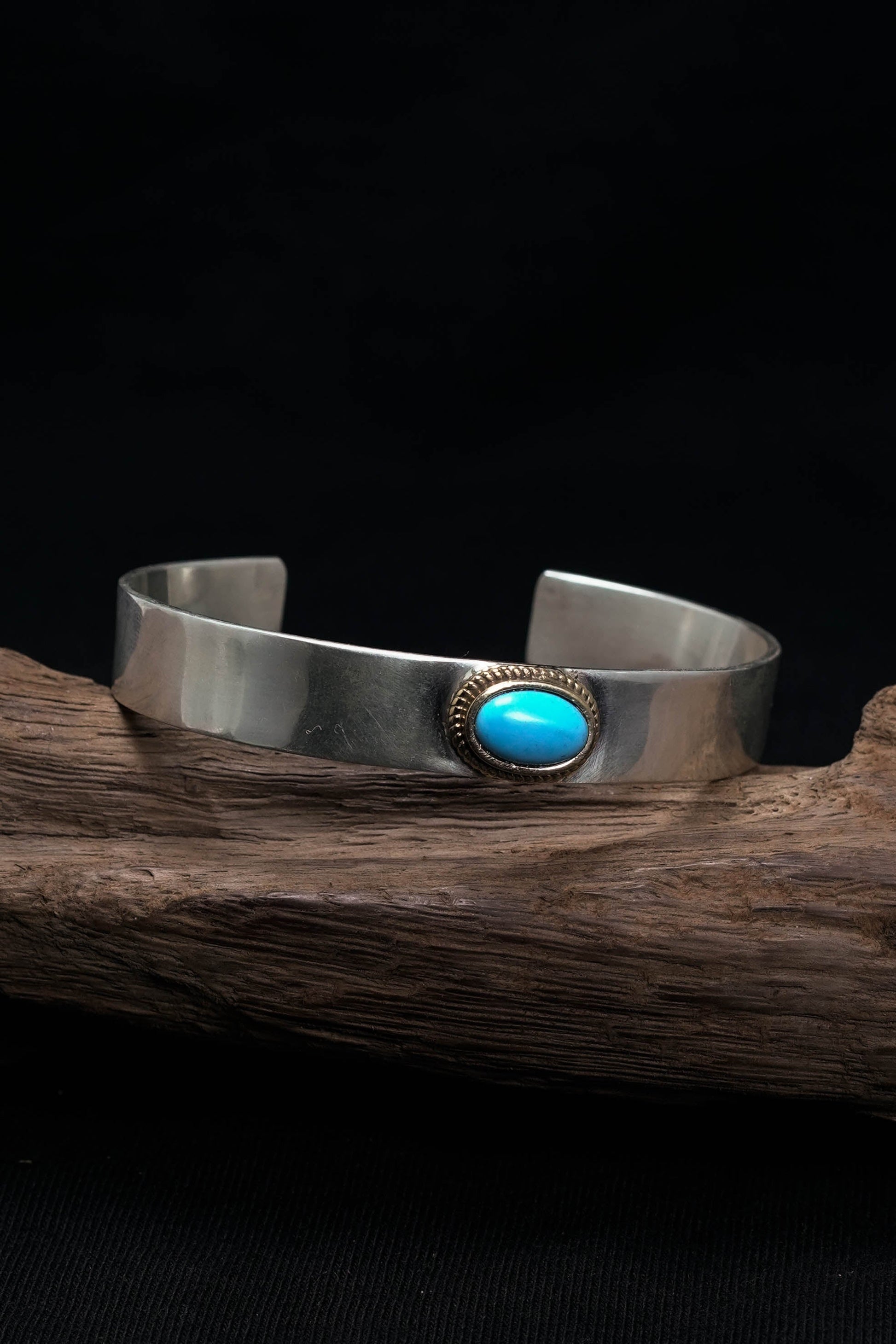 Takahashi Goro Turquoise Bracelet 925 Sterling Silver