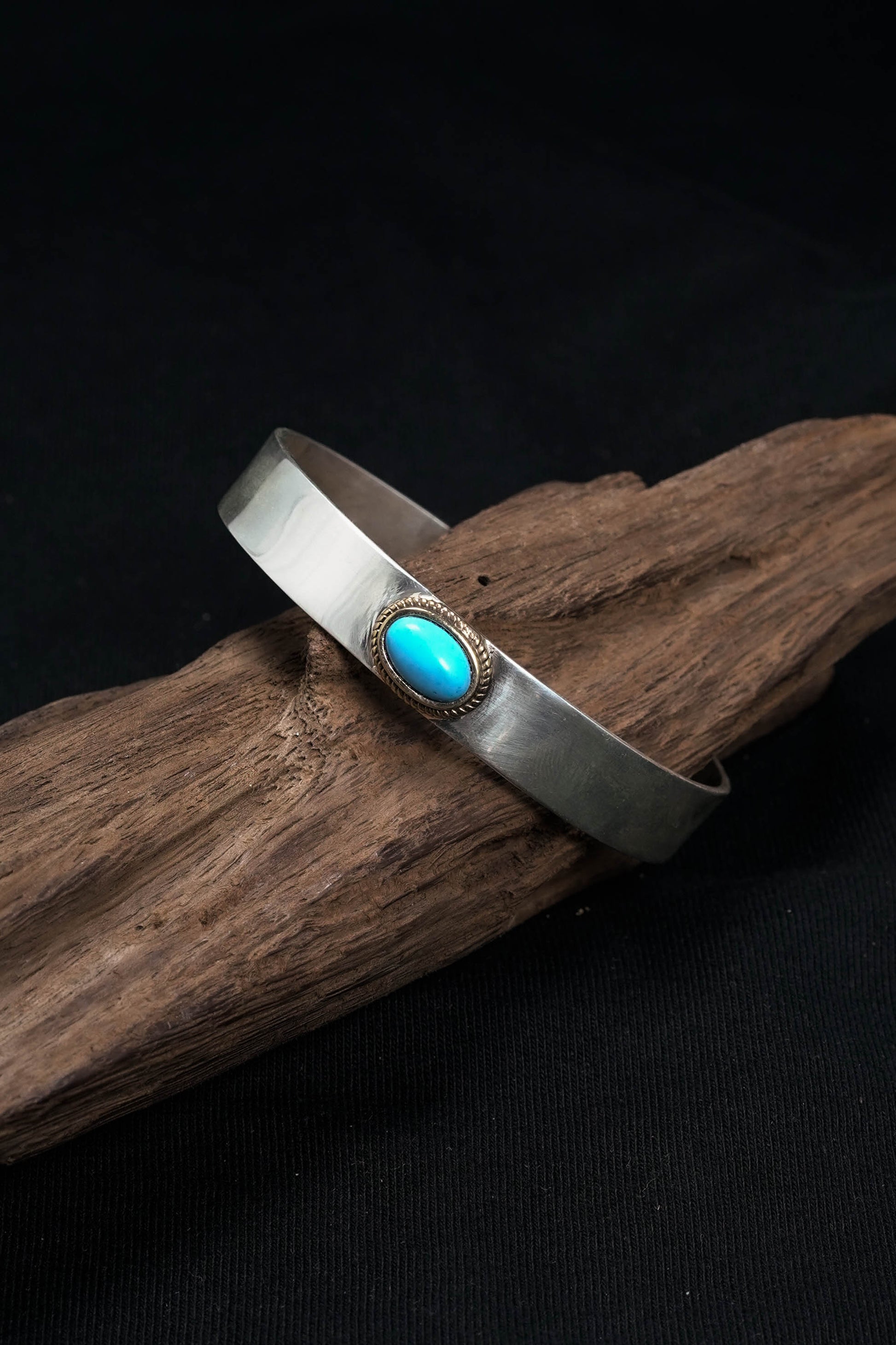 Takahashi Goro Turquoise Bracelet 925 Sterling Silver