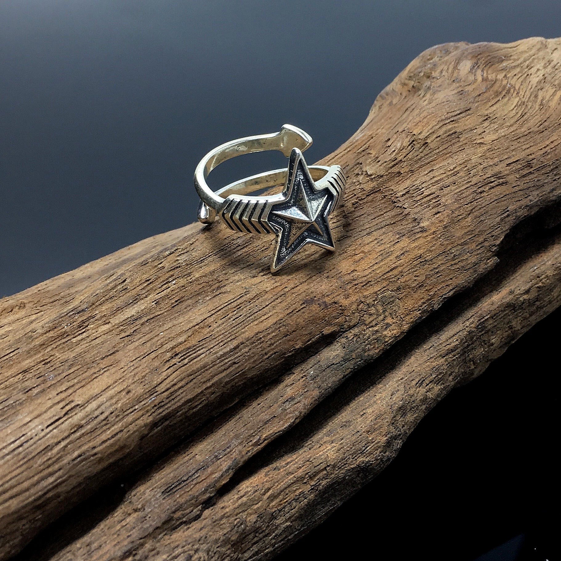 Cody Sanderson Double Arrow Star Ring