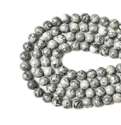 GMS bracelets 10mm Long string beads