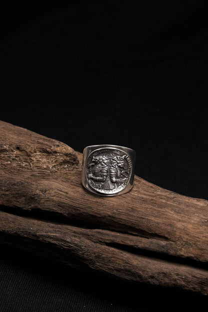 Classic Antique Retro 925 Sterling Silver Ring