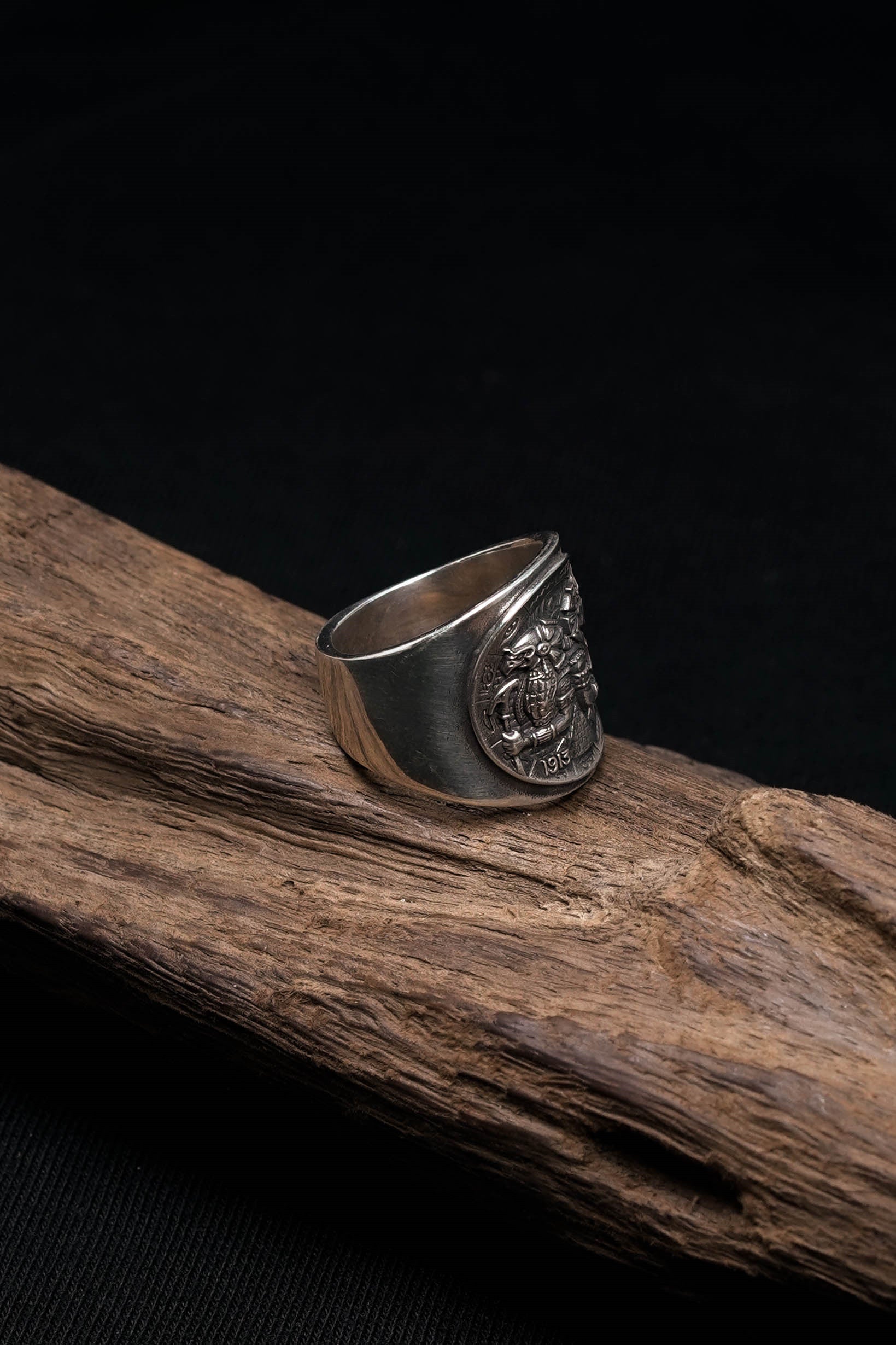 Classic Antique Retro 925 Sterling Silver Ring