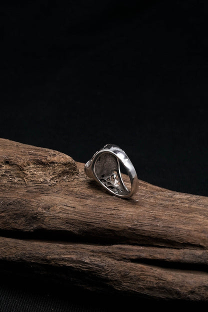 Antique Retro Secret Box 925 Sterling Silver Rings