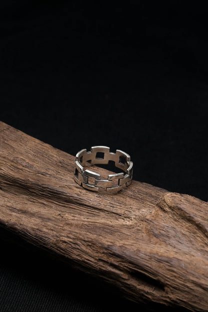 Chain Ring Retro 925 Sterling Silver
