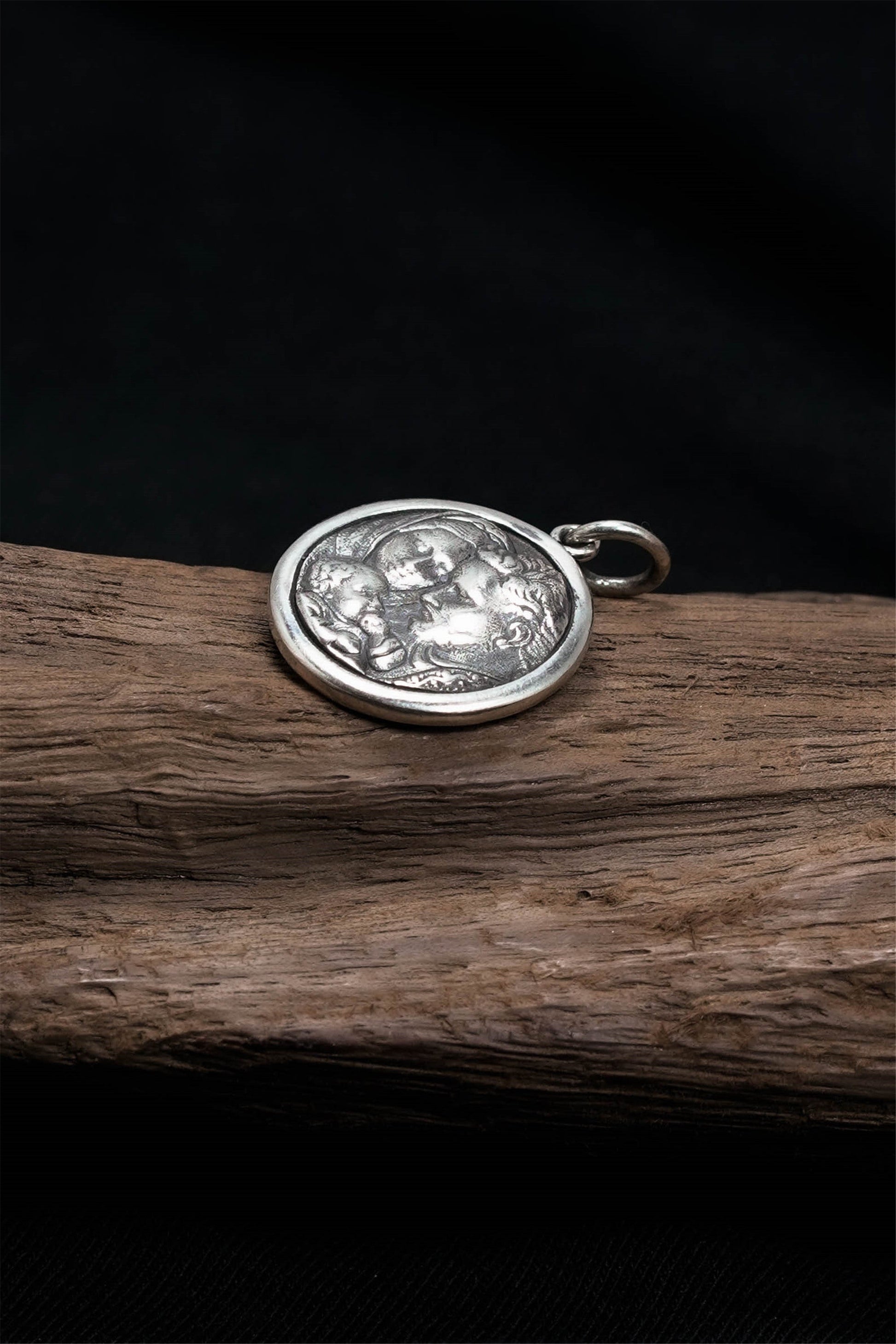 Vintage Coin 925 Sterling Silver Pendants