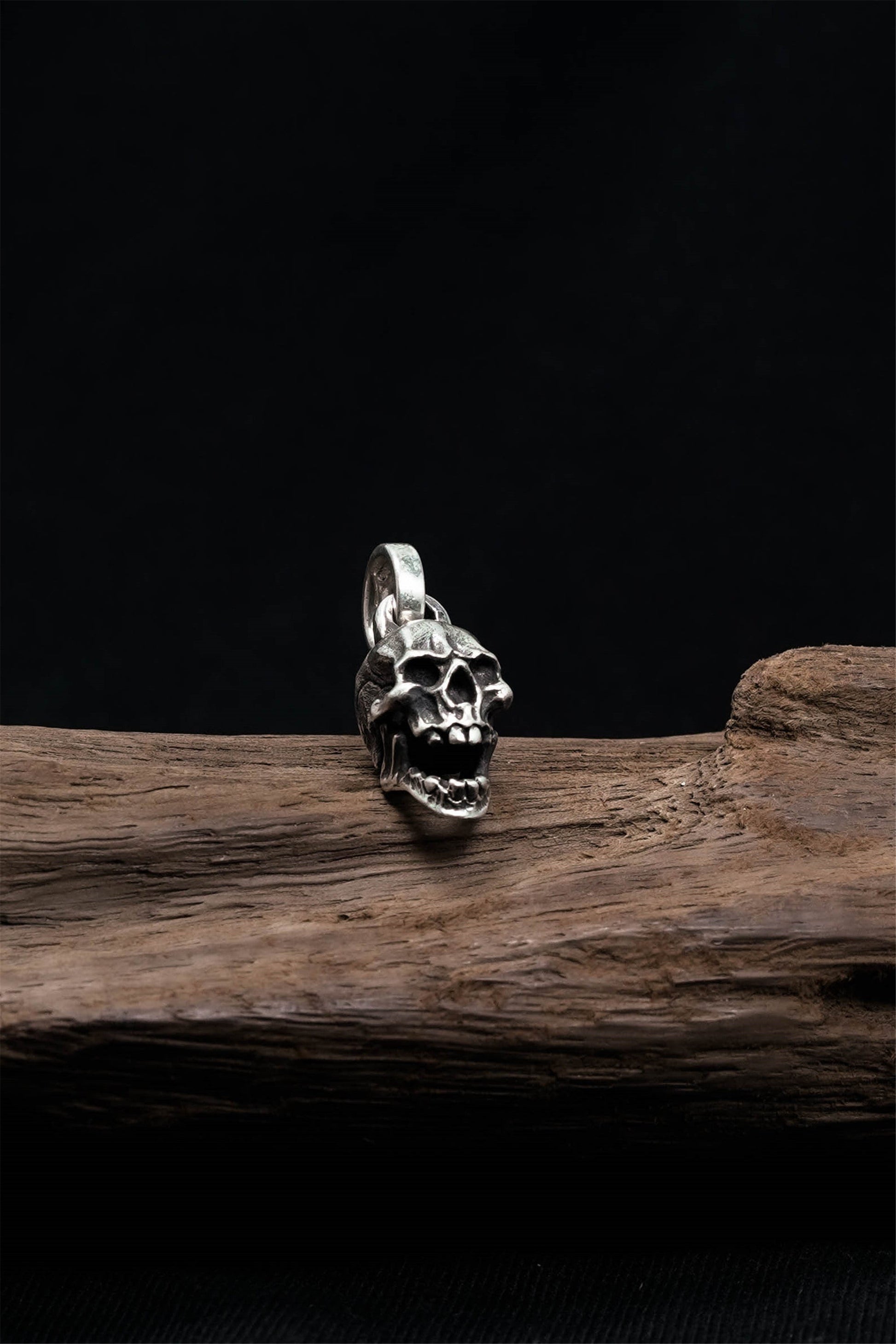 Skull Pendant Retro Sterling Silver