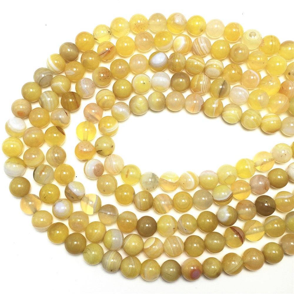 Natural 4mm Long strand loose beads