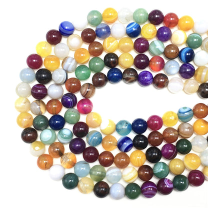 GMS bracelets 10mm Long string beads
