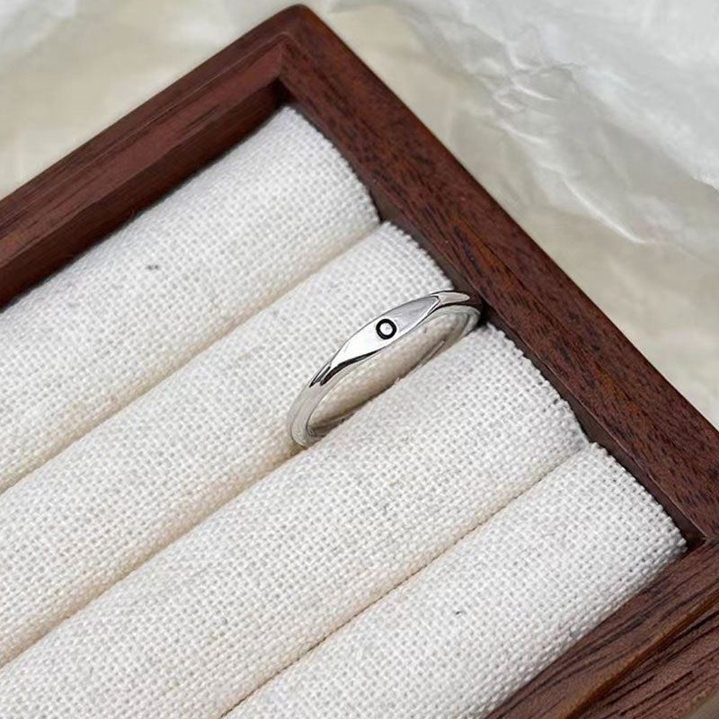Silver Initial Signet Ring（Buy 3 Get 15% OFF）