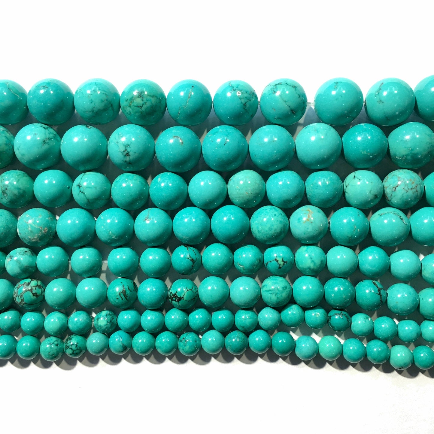 Natural Green Turquoise Round Beads Healing Gemstone Loose Beads  for DIY Jewelry MakingAAA Quality 4mm 6mm 8mm 10mm 12mm