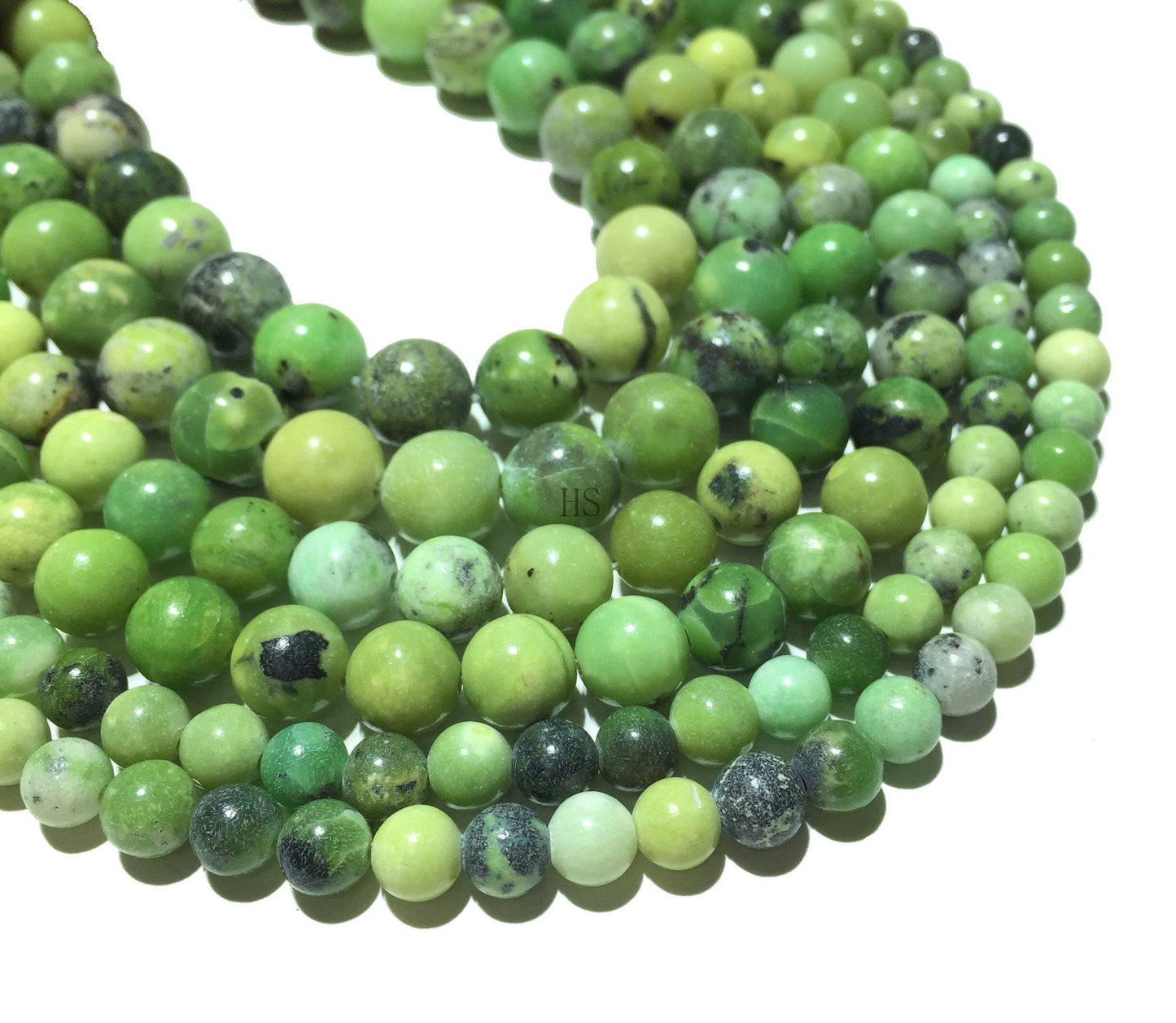 Green Canadian Jade Beads