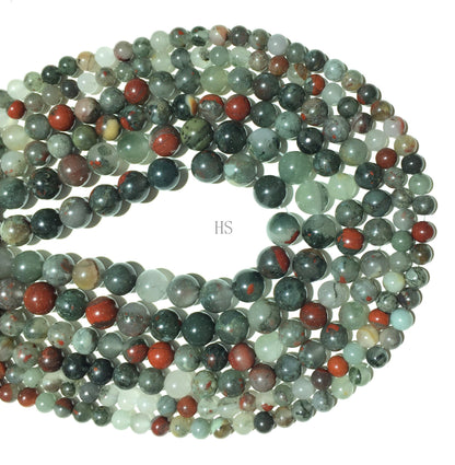Natural Africa Bloodstone Round Beads