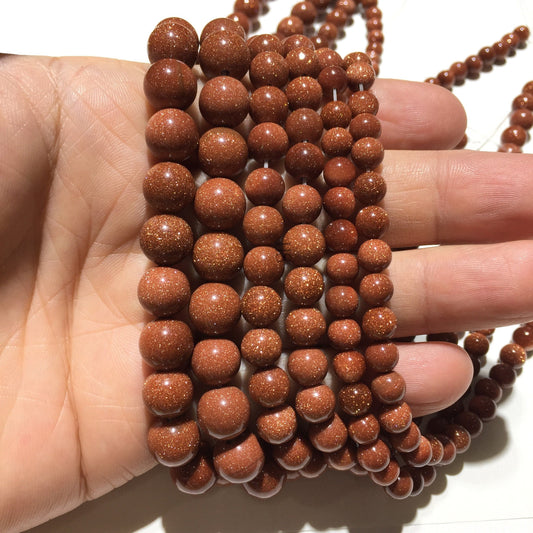 Gold sandstone Beads Healing Energy Gemstone Loose DIY Jewelry Making Design for  AAA Quality 4mm 6mm 8mm 10mm 12mm