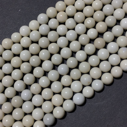 Natural Ivory Jade Beads Loose Bead