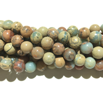 Natural Snake Skin Jasper Loose Beads