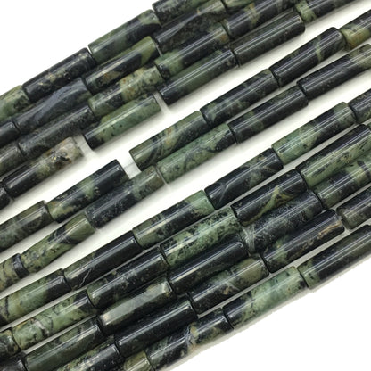 Natural Kambaba Jasper Tube Shape Beads 4X13MM