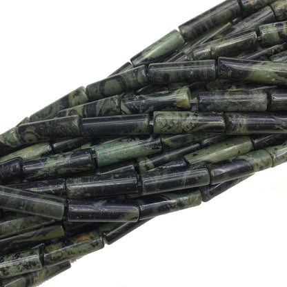 Natural Kambaba Jasper Tube Shape Beads 4X13MM