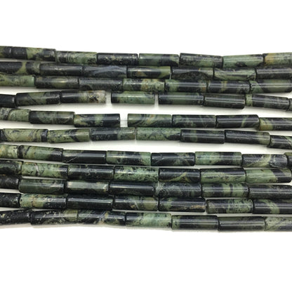 Natural Kambaba Jasper Tube Shape Beads 4X13MM