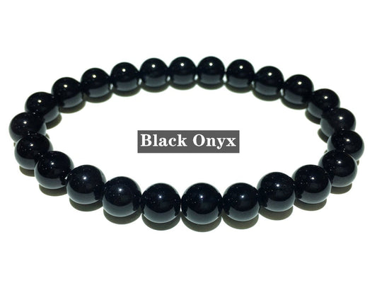 Natural Black Onyx Bracelet Round Beads Healing Energy Bracelet Loose Beads DIY Jewelry Making Design for Bracelet Necklace AAA Quality 10mm