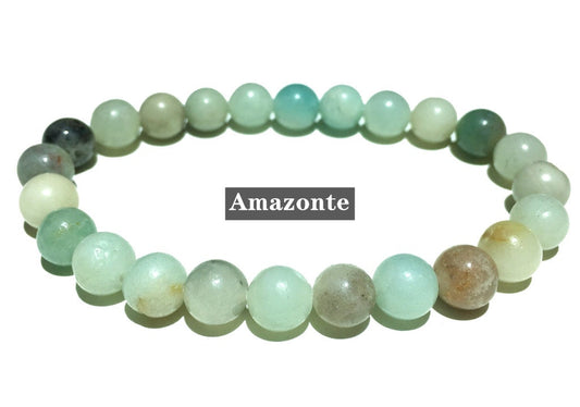 Natural Amazonte Bracelet Round Beads Healing Energy Bracelet Loose Beads DIY Jewelry Making Design for Bracelet Necklace AAA Quality 10mm