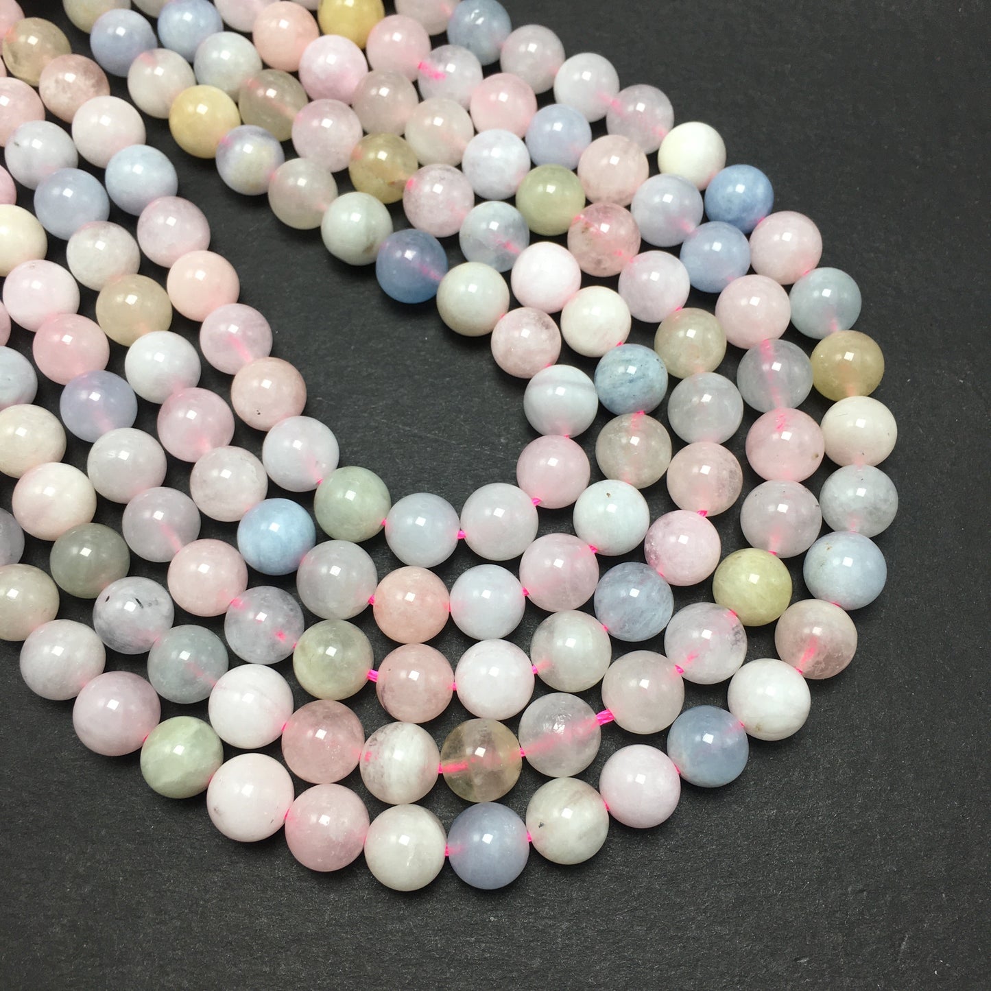 GMS Bracelets VIP 6mm Long string beads