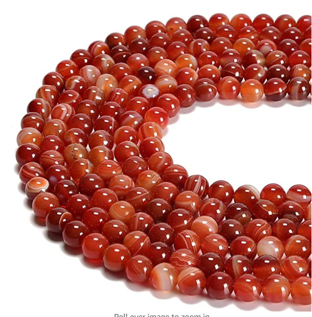 Natural 4mm Long strand loose beads